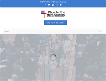 Tablet Screenshot of holyapostlesnyc.org